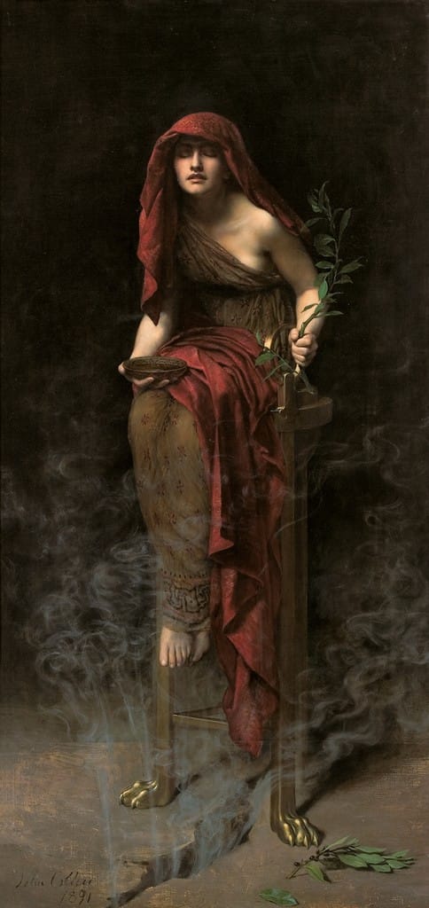 John Collier's "Priestess of Delphi," 1891. WikiArt. Public&nbsp;Domain.