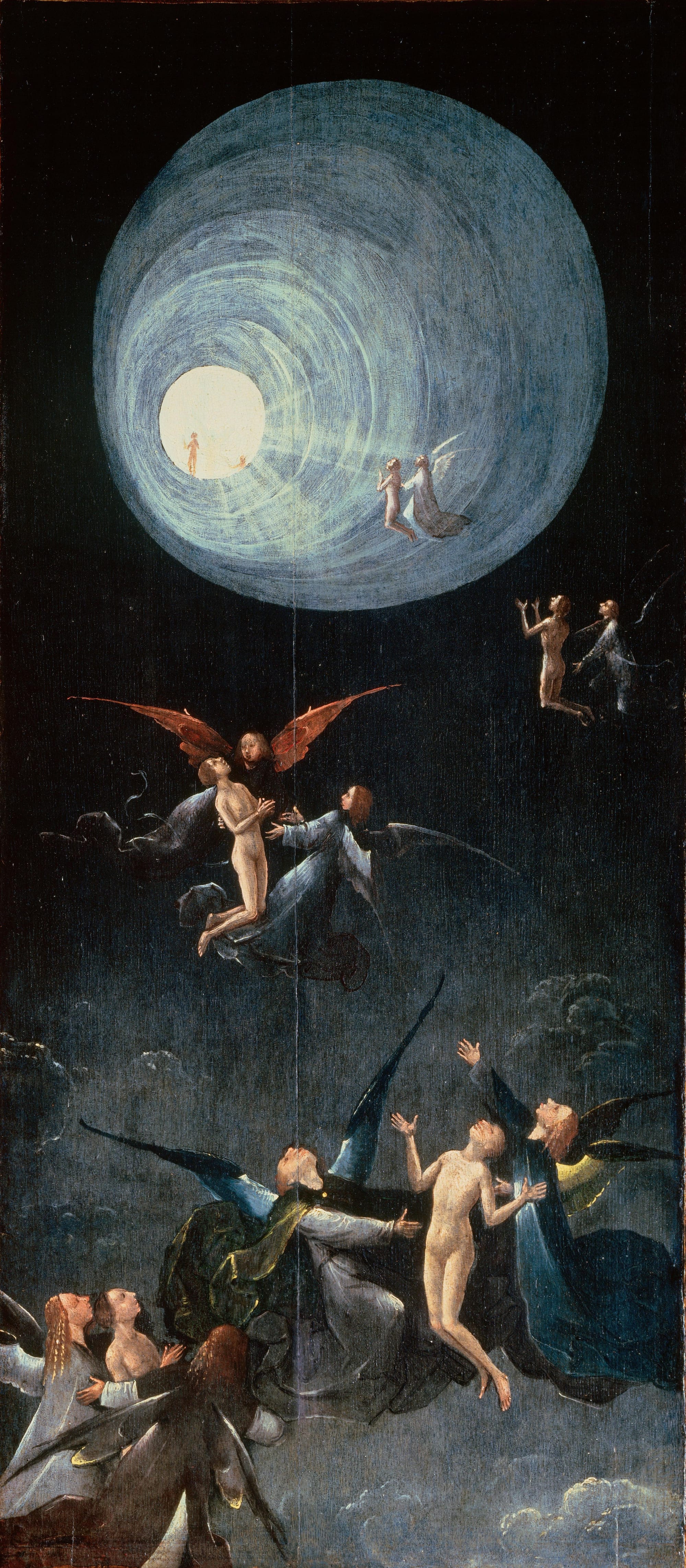 Hieronymus Bosch's "Ascent of the Blessed," 1500–1504. Image from WikiArt. Public&nbsp;Domain.